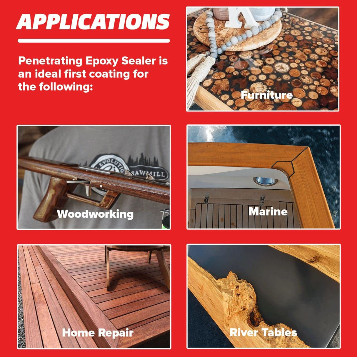 MAS Epoxies Penetrating Epoxy Wood Stabilizer Sealer for Rot Repair and Restoration (1.5 Quarts) MAS