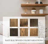 Fireplace Mantel, Rustic, Shelf, Floating Mantle, Real Wood, Beam, URBANDI (Dark Brown, 60Lx6Hx8D) WoodArtSupply