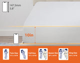 Twin Mattress, 5/6/8/10/12 Inch Medium Firm Mattress Memory Foam Mattress for Cool Sleep & Pressure Relief, Certipur-Us Certified Twin Bed Mattress, Twin Size Mattresses Bed in a Box, (Twin, 10 Inch) Haiput Wam