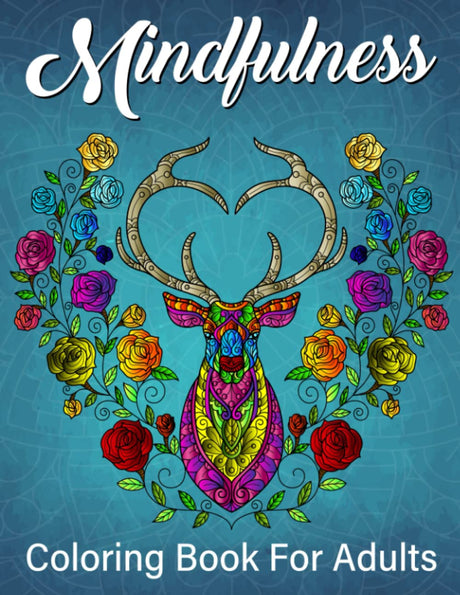 Mindfullness Coloring Book for Adults WoodArtSupply
