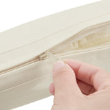 Yaheetech 3 Piece Patio Rattan Bistro Set, Outdoor All Weather PE Wicker Conversation Furniture Set with 2 Chairs & Tempered Glass Top Table & Cushions, for Poolside/Porch/Garden/Yard, Tan/Cream Yaheetech