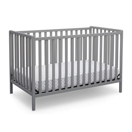 Delta Children Heartland 4-in-1 Convertible Crib - Greenguard Gold Certified, Grey Delta Children
