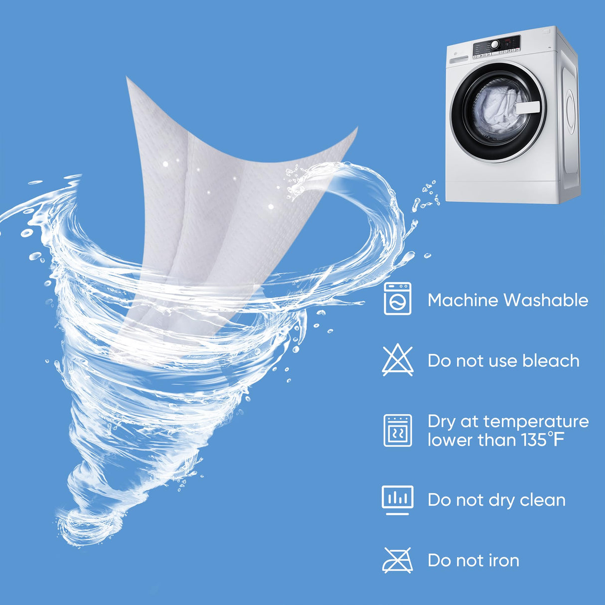 Cooling Waterproof Mattress Protector Queen Size, Mattress Cover 3D Air Fabric Mattress Pad Cover Smooth Soft Breathable Noiseless, 8''-21'' Deep Pocket Hanherry