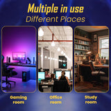 Ruesleag PC Gaming Racing Chair Ergonomic Office Computer Chair HIgh Back Video Racing Chair w/Lumbar Support Flip Up Arms Headrest PU Leather Study Desk Chair Executive Office Chair for Adults,White Ruesleag