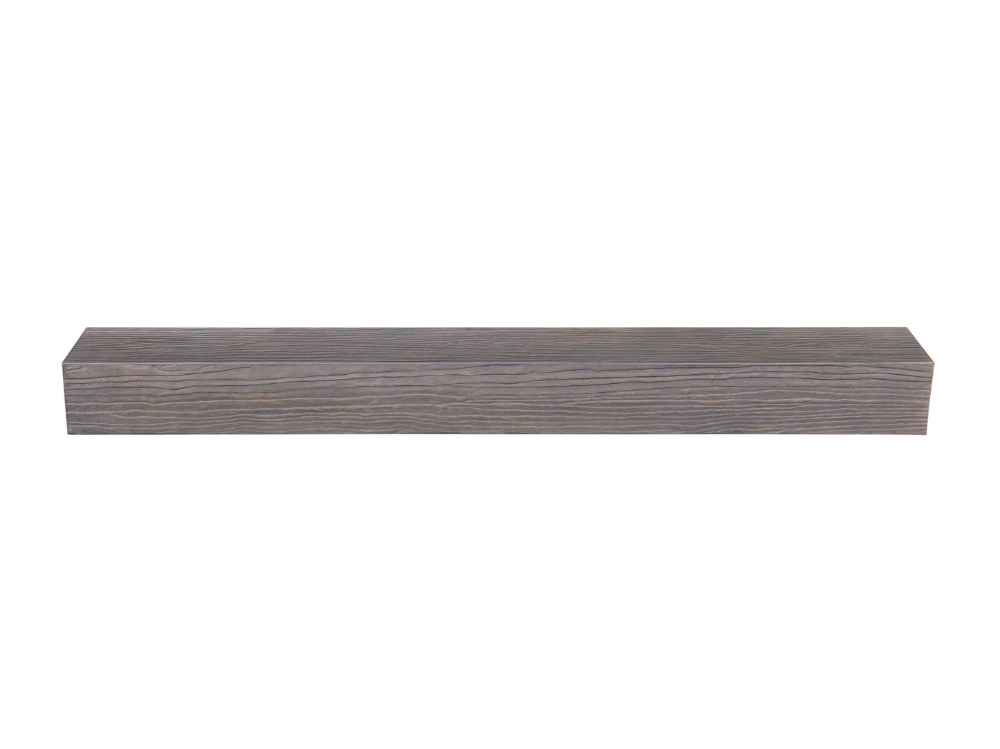 Pearl Mantels NC-72 LITRIVER Zachary Non-Combustible Natural Wood Look Shelf, 72", Little River Finish