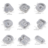 26 Pack Letter Candle Molds - Alphabet & Clay Molds for Resin Casting & Candle Making EVERELAM