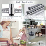 4-Shelf Adjustable Heavy Duty Metal Storage Shelving, 250 Capacity Per Shelf, 36" X 14" X 54" Wire Shelving Unit Racks for Garage Closet, Chrome Dkeli