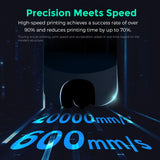 FLASHFORGE Adventurer 5M Pro 3D Printer with 1 Click Auto Printing System, 600mm/s High-Speed, Quick Detachable 280°C Nozzle, Core XY All-Metal Structure, Multi-Functional 220x220x220mm 3D Printer FLASHFORGE