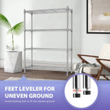 YRLLENSDAN Heavy Duty 4-Tier Wire Shelving Unit – NSF Certified Adjustable Metal Storage Rack for Kitchen, Garage, Pantry – 1000 lbs Capacity – 36" W x 14" D x 54" H YRLLENSDAN