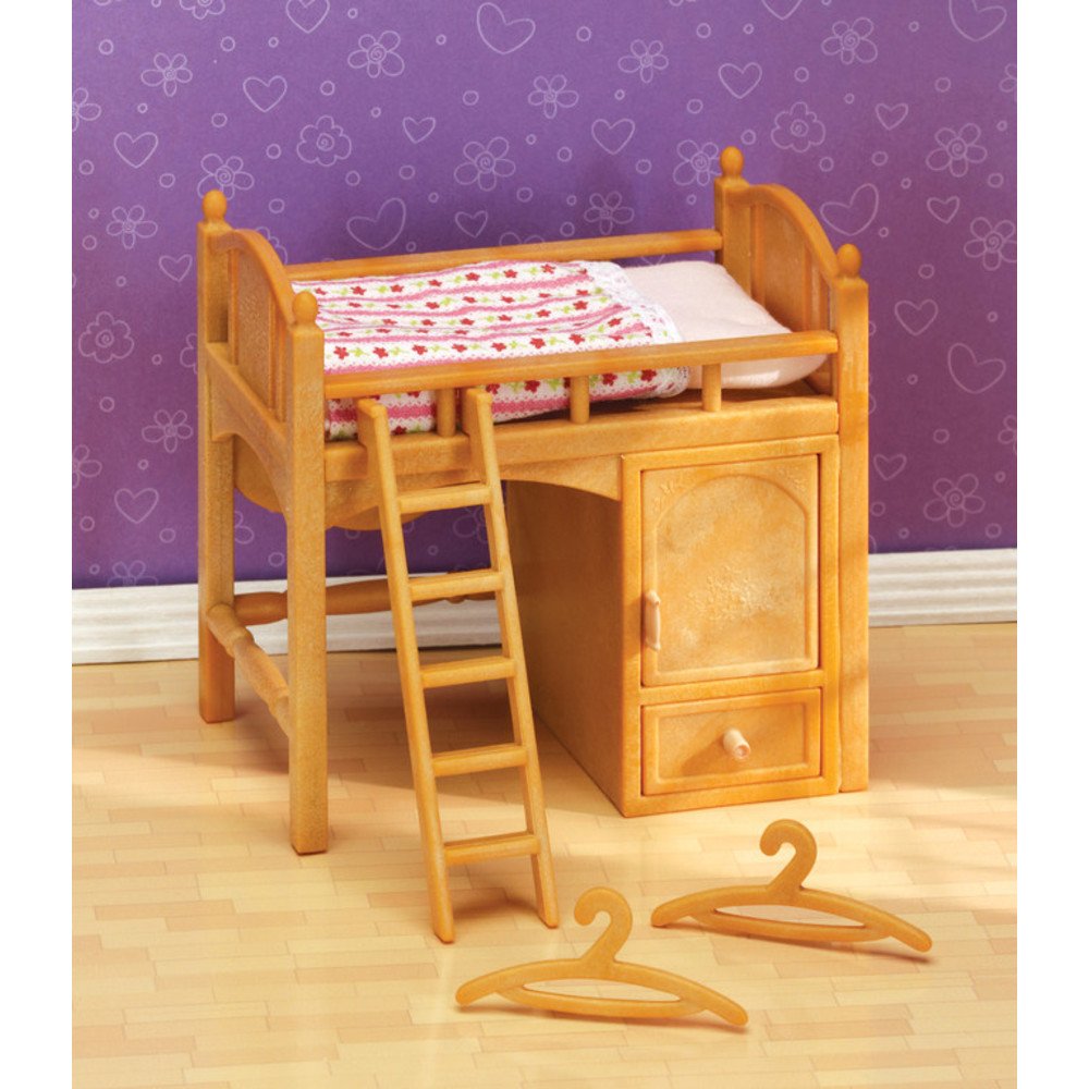 Calico Critters Loft Bed - Create a Cozy and Fun Space for Your Critters to Sleep! Calico Critters
