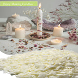 DINGPAI Natural Soy Wax for Candle Making, 2lb Organic Soy Wax Flakes, Premium Soy Candle Wax for Candle Making Supplies, Pure Candle Wax from Farm, No Harmless, Additives DINGPAI