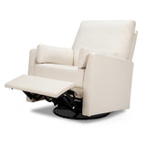Carter's by DaVinci Ethan Swivel Recliner in Performance Cream Linen, GREENGUARD Gold & CertiPUR-US® Certified DaVinci