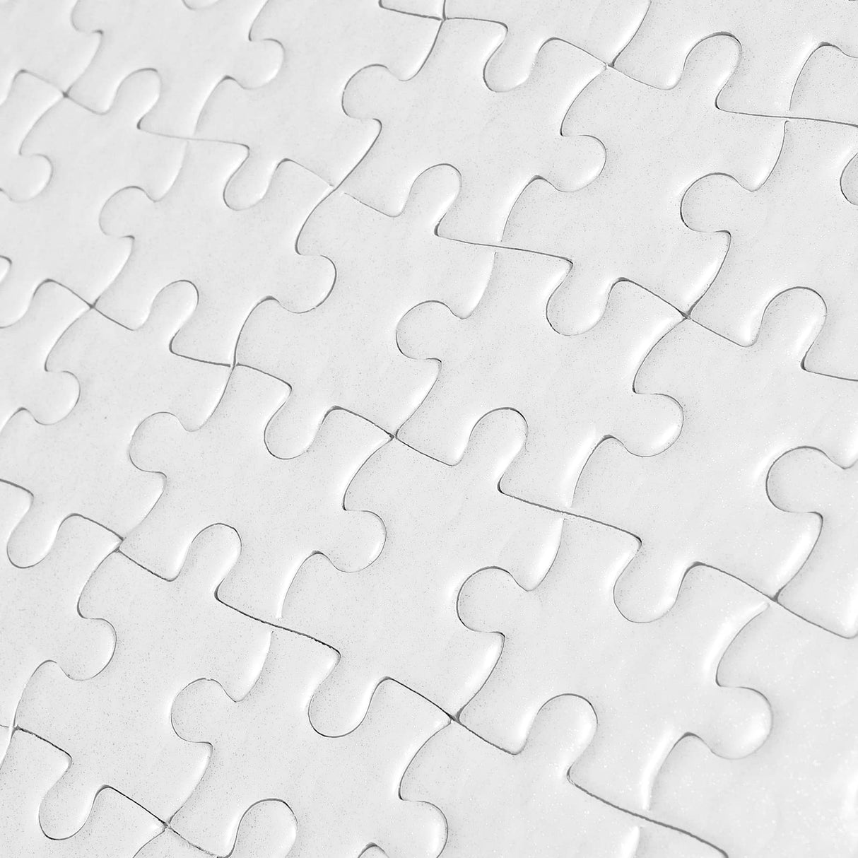 JAPCHET 12 Sets 15.5 x 11 Inches Sublimation Puzzle Blanks, 300 Pieces White Blank Sublimation Jigsaw Puzzles, DIY Custom Puzzle for Heat Press Thermal Transfer Printing Craft JAPCHET