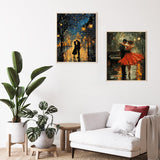 2 Pack Paint by Numbers Kit for Adults Beginner, Romantic Lover Adult Paint by Number Kits on Canvas, DIY Acrylic Number Painting for Adults Landscape for Home Decor Gift 16x20 Inch Possoco