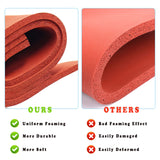 12x15 Inch Silicone Heat Press Mat Pad 0.3 Inch Thickest Sublimation Silicone Mat for Heat Press Machine Flat Heat Transfer Press Replacement Pad HENWASAI