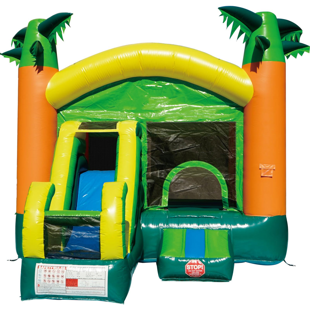 HapCap Inflatable Bounce House with Slide for Big Kids,Large Jumping Area,100% PVC Commercial Material,Setup Includes Blower,Birthday Party,Outdoor Large 17'x 13' x 12' Hapcap