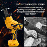 Cordless Reciprocating Saw Compatible With Dewalt 20V Max Battery(NO Battery), Power Recipro Saw,0-3000 SPM Variable Speed, Tool-free Blade Change, 4 Blades Kit for Wood/Metal/PVC Cutting CNKMJRBD