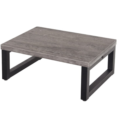 Snughome Wooden Step Stools for Adults Kids, Solid Portable Wooden Bedside Step Stool Adults Hold Up to 350 lb, One Step Foot Stool for Kitchen, Bedroom, Living Room, Bathroom - Self-Assembly(Grey)