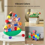 ANYCUBIC PETG Filament 1.75mm Bundle, 3D Printer Filament, Dimensional Accuracy +/- 0.02mm, 1KG Reusable Spool, 10KG Black + White + Grey + Pink + Red + Blue + Green + Orange + Yellow + Purple ANYCUBIC