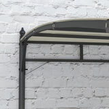 Outsunny 10' x 13' Outdoor Pergola Gazebo with UV-Resistant Canopy and Metal Frame, Sun Shade Shelter for Porch, Patio, Deck, Backyard, Cream Outsunny