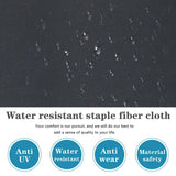 VIXLON Outdoor Patio Cushions Replacement Covers for Wicker Rattan Patio Furniture Conversation Set Outdoor Cushion Covers with Zipper Fit (Dark Grey (Only Cover), 10 piece sets) VIXLON