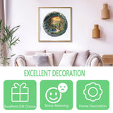 Wooden Puzzles for Adults, 3D Vision Effects Cave Forest Wooden Jigsaw Puzzles for Adults, Unique Shaped Wood Puzzle, Hill Sunset Forest Trail Landscape Puzzle, Home Decor(M-11.4 * 11.3in -200 pcs) Pijesaksa