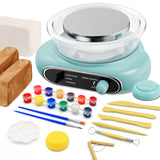 Pottery Wheel for Kids: Complete Pottery Painting Kit for Beginners - Adjustable Speed & Detachable Turntable - Pottery Tools and Art Supplies - Crafts Kits for 6 7 8 9 10 11 12 Year Old Girls & Boys Sockenear