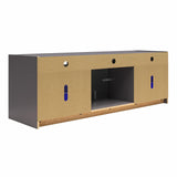 Ameriwood Home Luna Fireplace TV Stand for TVs up to 65", Graphite Grey Ameriwood Home