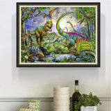 RUIFVJ Diamond Art Painting for Adults Kids 5D Diamond Kits Beginner DIY Dinosaur Full Drill Diamond Art Home Wall Decor Gift 11.8x15.7inch RUIFVJ