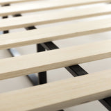 ZINUS Metal Box Spring with Wood Slats, 7.5 Inch Mattress Foundation, Sturdy Steel Structure, Easy Assembly, Full Zinus