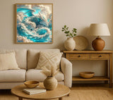 Dragon Diamond Art Kits for Adults,Full Round Drill Diamond Painting Kits for Beginners Sleeping Cloud Dragon,5D DIY Gem Art and Crafts Paint by Diamonds Sky Lord,Home Wall Decor 11.8X11.8Inch SJDIYSTORE