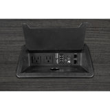 Regency Legacy Racetrack Conference Table with Tabletop Power & Data Port, 120", Ash Grey Regency