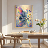 TINDAYPaint by Numbers Kit for Adults Beginner Paint by Number Elephant Painting by Number for Adults Painting Kits for Adult Canvas Painting Home Decor Wall Art 16x20 in TINDAY