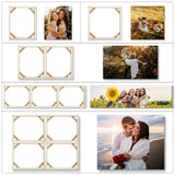 4pcs DIY Wooden Canvas Stretcher Bars Canvas Frame Kit for Gallery Wraps – Sturdy Solid Wood Bars for Oil Paintings, Prints, Posters, Diamond Painting, Home Studio Wall Decor ART