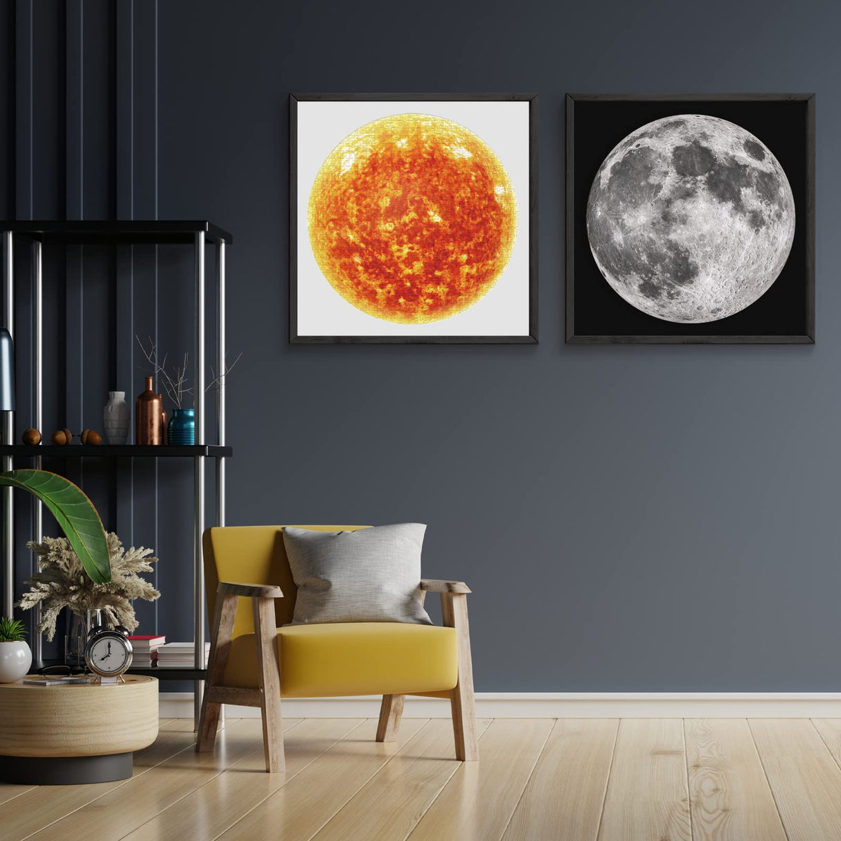 Antelope - 1000 Piece Puzzle for Adults, Space Moon Jigsaw Puzzles 1000 Pieces, Telescope Planet Close-up Round Puzzle, High Resolution, Matte Finish, No Dust Space Puzzle ANTELOPE