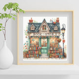 EIBEILI Diamond Painting Kits for Adults, Book Store 5D Diamond Art Kits for Beginner, DIY Full Round Drill Diamond Dot Gem Art Kits for Home Wall Decor 13.8x13.8 Inch EIBEILI