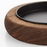 LOYORTY 6PCS Wooden Candle Holder Farmhouse Decor, Round Candle Holders for Pillar Candles, Small Decorative Tray Riser, Wooden Plate Pedestal Stand for Table Centerpiece, Coffee Table, Brown LOYORTY