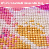 xingyangyuanfei Rose and Train Diamond Painting Kits for Adults, 2-Piece 5D Full Drill Diamond Art, 12x16 Inch Home Wall Decor xingyangyuanfei