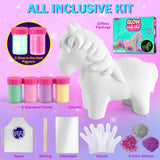 LAOESE Unicorns Paint Pouring Art Kit - DIY Craft for Kids Age 6-12, Arts and Crafts Kit for Girls & Boys, Toys Girls Boy Birthday Gift Ages 4 5 6 7 8 9 10 11 12+ LAOESE