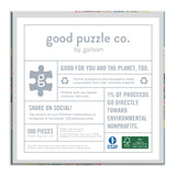 Good Puzzle Co. Dogs and Flowers Galison
