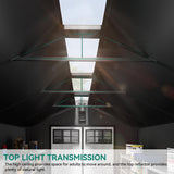 YITAHOME Outdoor Storage Shed 8x10 Ft, Plastic Storage Sheds with Floor, Lockable Doors, Windows, and Vents for Patio, Lawn, Backyard, Large Garden Storage for Bikes, Mowers, and Garden Tools, Black YITAHOME