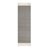 Lahome Boho Kitchen Runner, 2'6''x8 Entryway Rug Lightweight Runners for Hallway Washable Runner Rug with Tassels, Farmhouse Grey Rug Non Shedding Carpet Runner for Bathroom Foyer Lahome