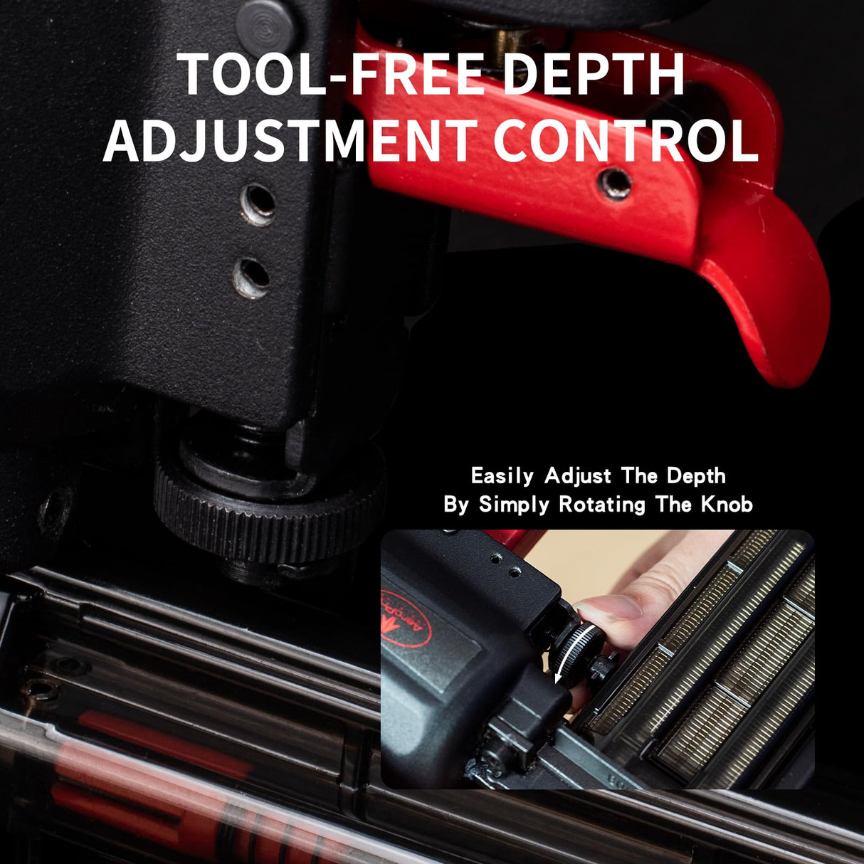 AEROPRO TOOLS Pneumatic Brad Nailer, 18 Gauge 2 in 1 Air Brad Nail Gun and Staple Gun with 1000pcs Nails for Upholstery, DIY Project, Woodworking AEROPRO