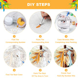 NEWENMO Horse Paint by Numbers Kit for Adults,Paint by Numbers on Canvas Unframed,DIY Oil Painting Perfect for Beginner, Craft, Hobbies and Home Wall Decor 12x16 in NEWENMO