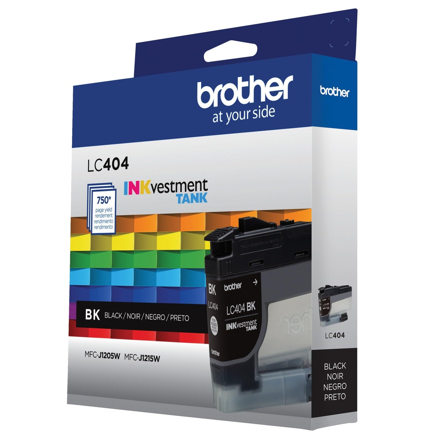 Brother Genuine LC404BKYield Black INKvestment Tank Ink Cartridge Page Yield -750