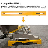 Miter Saw Mounting Brackets N087371 DW7231 use for Dewalt's DW723, DWX723, DWX724, and DWX725 DWX725B Heavy Duty Miter Saw. (2 pack) Yellow, Large sanbaiyi