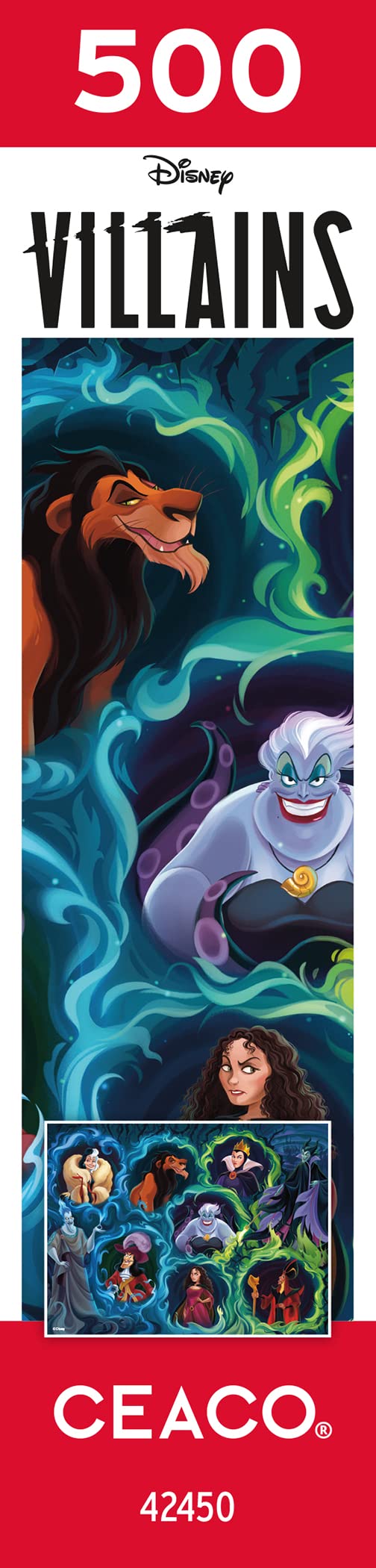 Ceaco - Disney - Villains - 500 Piece Jigsaw Puzzle Ceaco