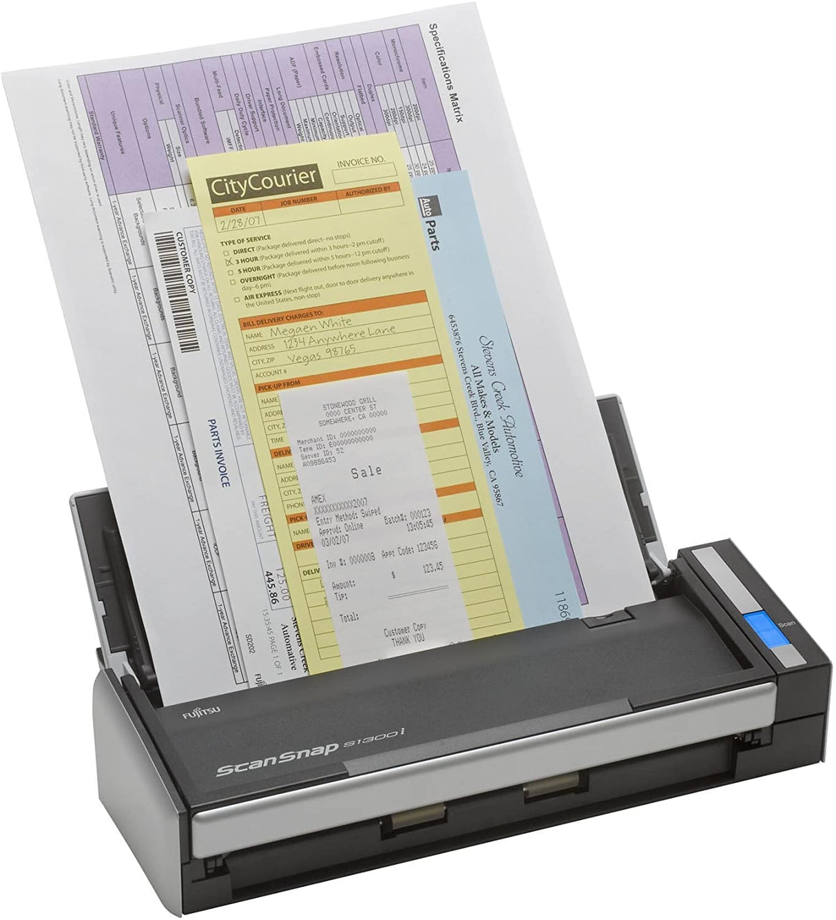 Fujitsu ScanSnap PA03603-B005 S1300 Instant PDF Sheet-Fed Mobile Scanner (Renewed) Fujitsu