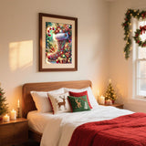 Gamteldot Christmas Diamond Art Kits for Adults Beginners,DIY Christmas Diamond Art 5D Full Drill Diamond Dots Diamond Painting with Full Tools,Funny Gem Art Crafts for Home Wall Decor Gift-12x16in Gamteldot