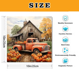 VIGEGU 2 Pack Fall Paint by Numbers Kit for Adults with Framed,Thanksgiving Paint by Number DIY Adult Paint by Number Kits for Wall Decor 10x10in VIGEGU